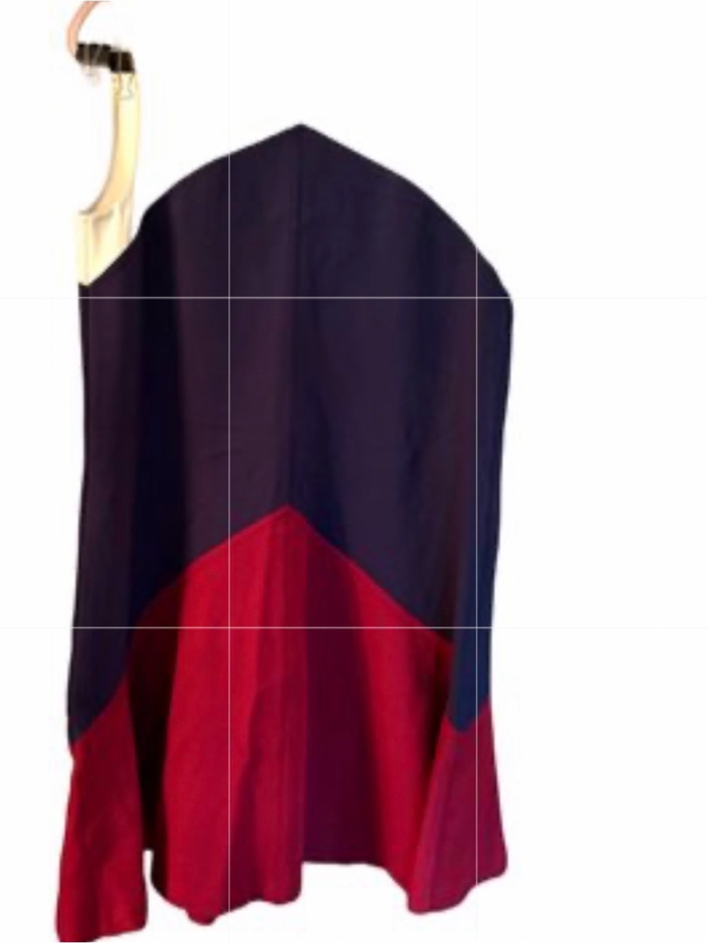 Tory Burch Colorblock Sleeveless Dress in Cream, Navy & Burgundy New with Tags